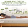6-inch children's double memory sponge mattress with cooling green tea gel, medium hardness support to relieve pressure 4