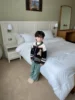 3797C Ins Korean Children Knitted Sweater Autumn Winter Cotton Soft Fashion Bear Knitted Boy's Cardigan Girl Sweater Coat 6