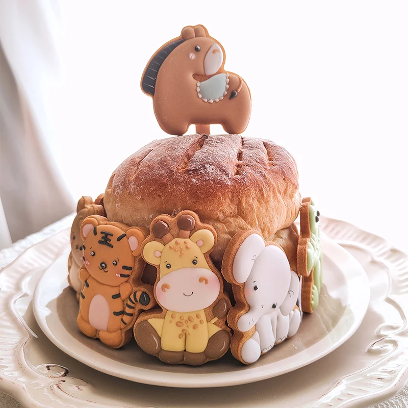 Stampi In Silicone Per Decorazioni Torte – Set 2 Pezzi Con 16 Forme Animali Della Fattoria, Per Fondente, Cioccolato, Resina E Argilla - copertina