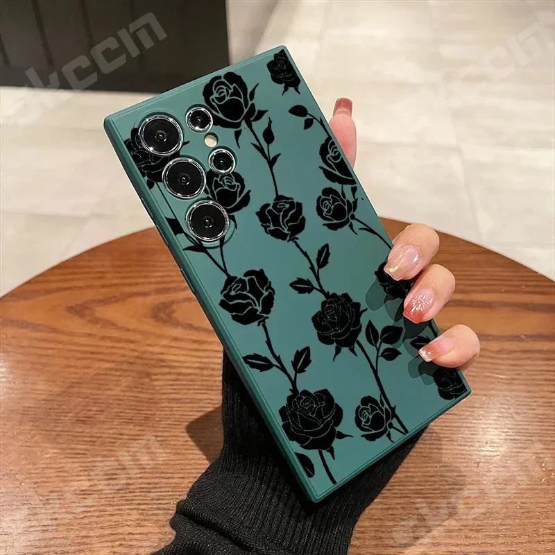 Vintage Rose Design Phone Case - Elegant Retro Fashion Cover