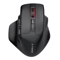 E-YOOSO X-31 Wireless Large Gaming Mouse - Ergonomic Design for Big Hands, 4800 DPI, 5 Programmable Buttons (Black)