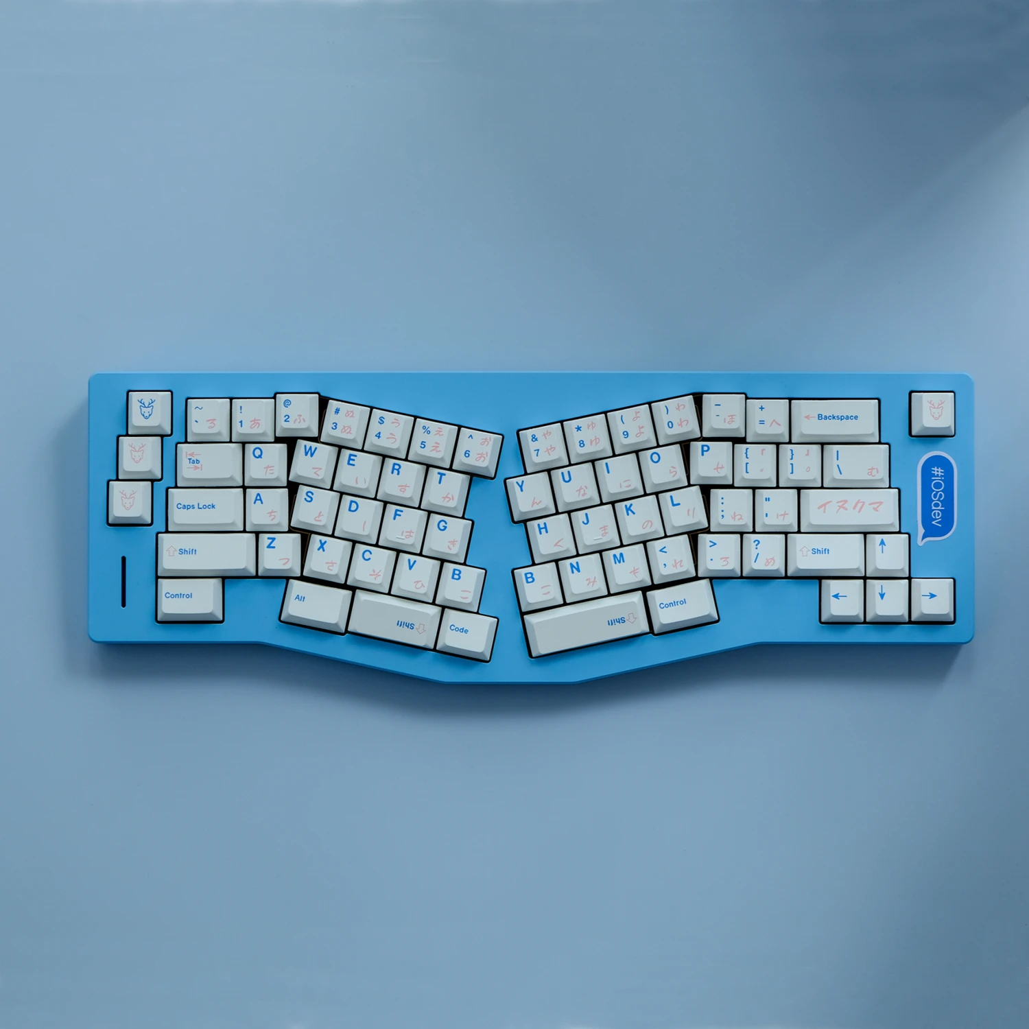 

151 Key Blue Pink Bear Theme Keycap PBT Dye Sublimation Cherry Profile GMK Keycap Mechanical Keyboard Keycap For MX Switch