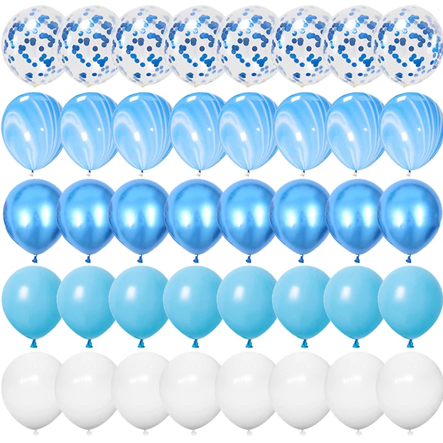 40 pièces 12 pouces or Rose confettis ballons en Latex joyeux anniversaire décorations de fête enfants adulte garçon fille bébé douche fournitures de mariage 3