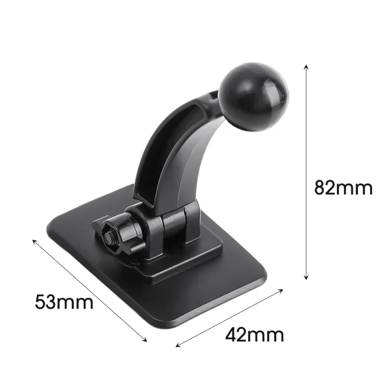 Car Universal Phone Holder 17mm Ball Head Base 180 Degree Rotation Dashboard Mount Bracket for IPhone14 13 Xiaomi Samsung Tools
