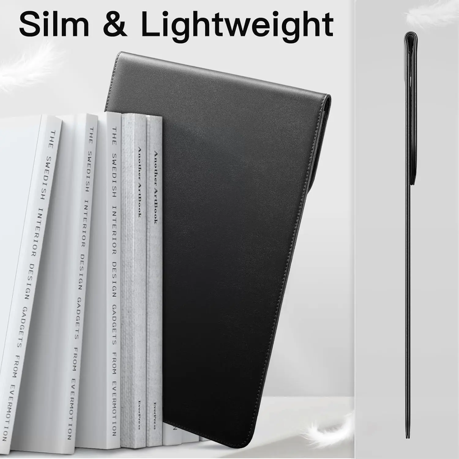 Elegant PU Leather Laptop Sleeve - Waterproof & Anti-Scratch, Portable