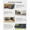 Solar Generator, 1296Wh Portable Power Station with Replaceable Battery, 3X1200W (peak 2400W) Camping Generator 5