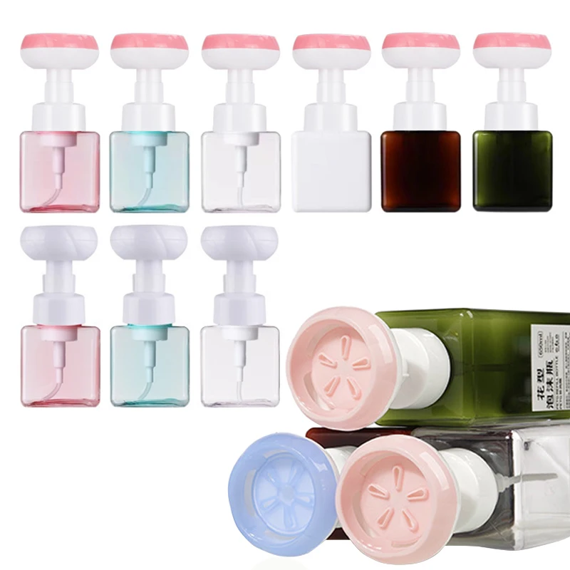 300ml Flower Dispenser Liquid Soap Floral Foam Hand Soap Bottle Pump Floret Bubbler Children Plastic Pressing Type Head Bottling soap dispenser hand sanitizer dispenser soap dispenser bottle foaming soap dispenser foam pump bottle