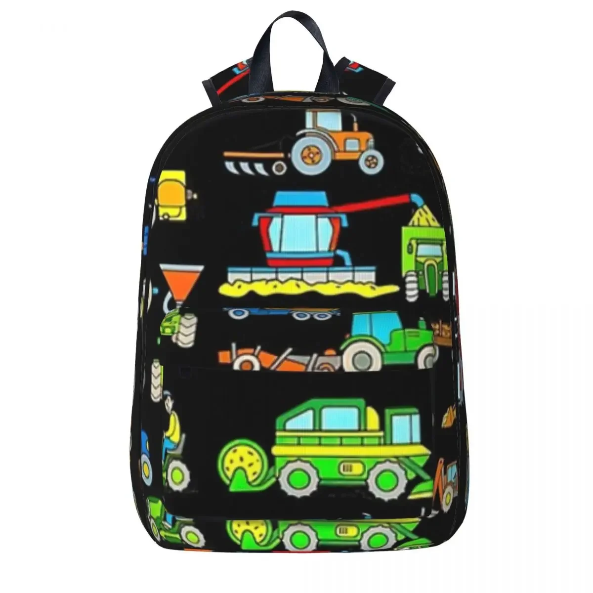 

Tractors Farm Vehicles Woman Backpacks Boys Girls Bookbag Casual Students School Bags Portability Travel Rucksack Shoulder Bag