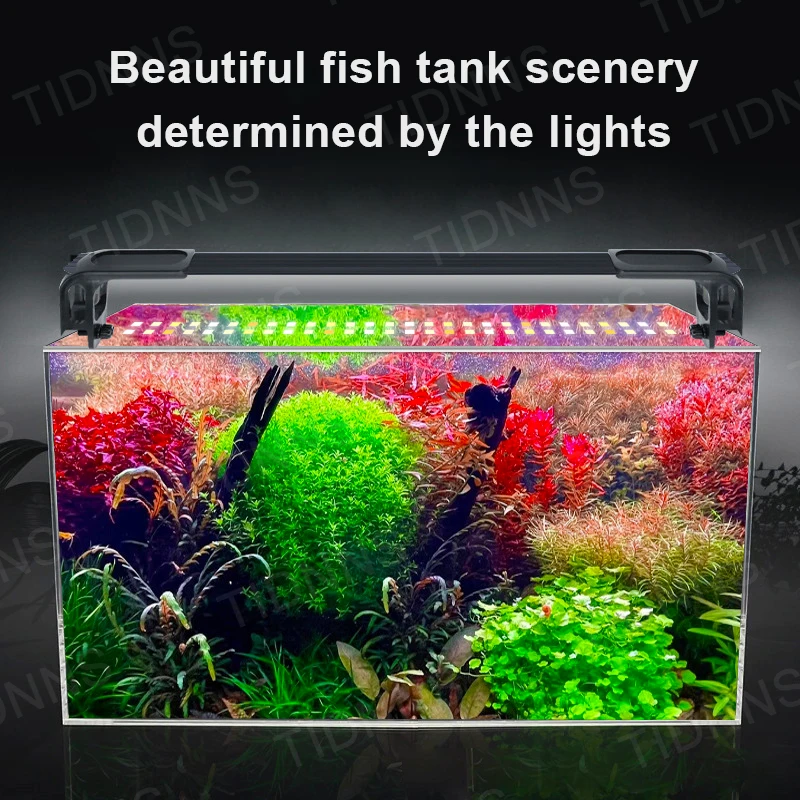 Aquarium Light LED Plant Grow Lighting Extensible Waterproof Clip on Lamp For 12-75CM Aquarium aquarium light led lamp aquarium lamp