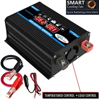 อินเวอร์เตอร์แปลงไฟรถยนต์ 4000W 12V เป็น 220V/110V พร้อมจอ LED แสดงผล ตัวแปลงไฟ ชาร์จเจอร์ อะแดปเตอร์ ป้องกันหลายชั้น พอร์ต USB คู่ แปลงแรงดันไฟฟ้า 3