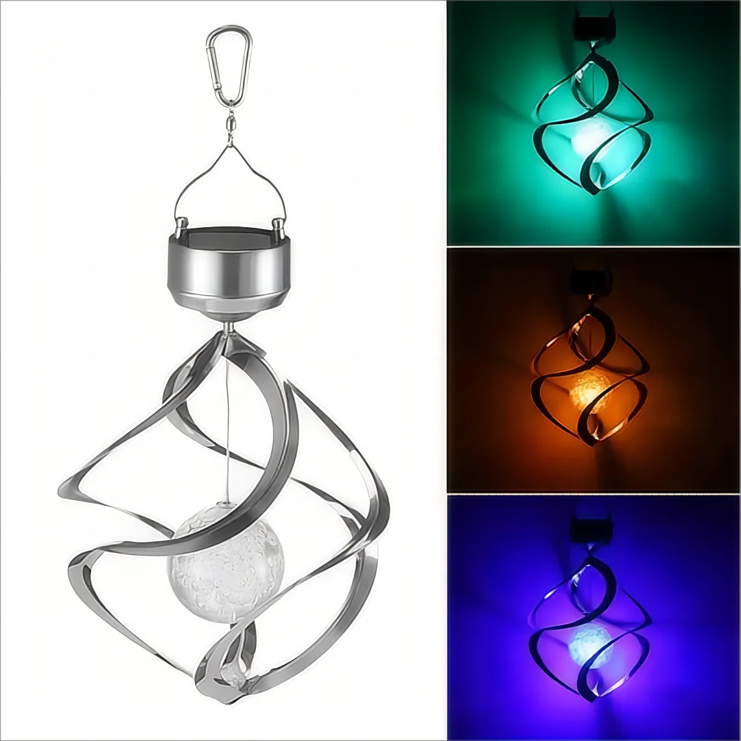 Hanging Solar Swirl Wind-spinner