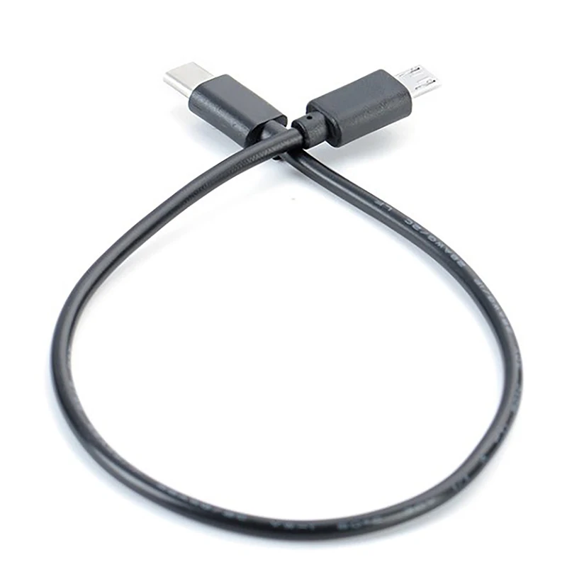 USB-C to Micro USB Fast Charge Data Cable - 1 Piece, Multiple Length Options