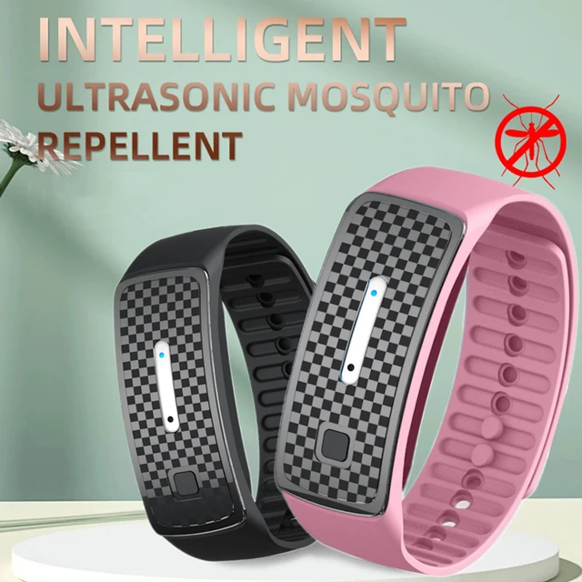 Ultrahang Szúnyogriasztó Karkötő Nyári Szúnyogok Elleni Kártevőirtó Karkötél Kültéri Kerti Figyelje A Gyerekeket
