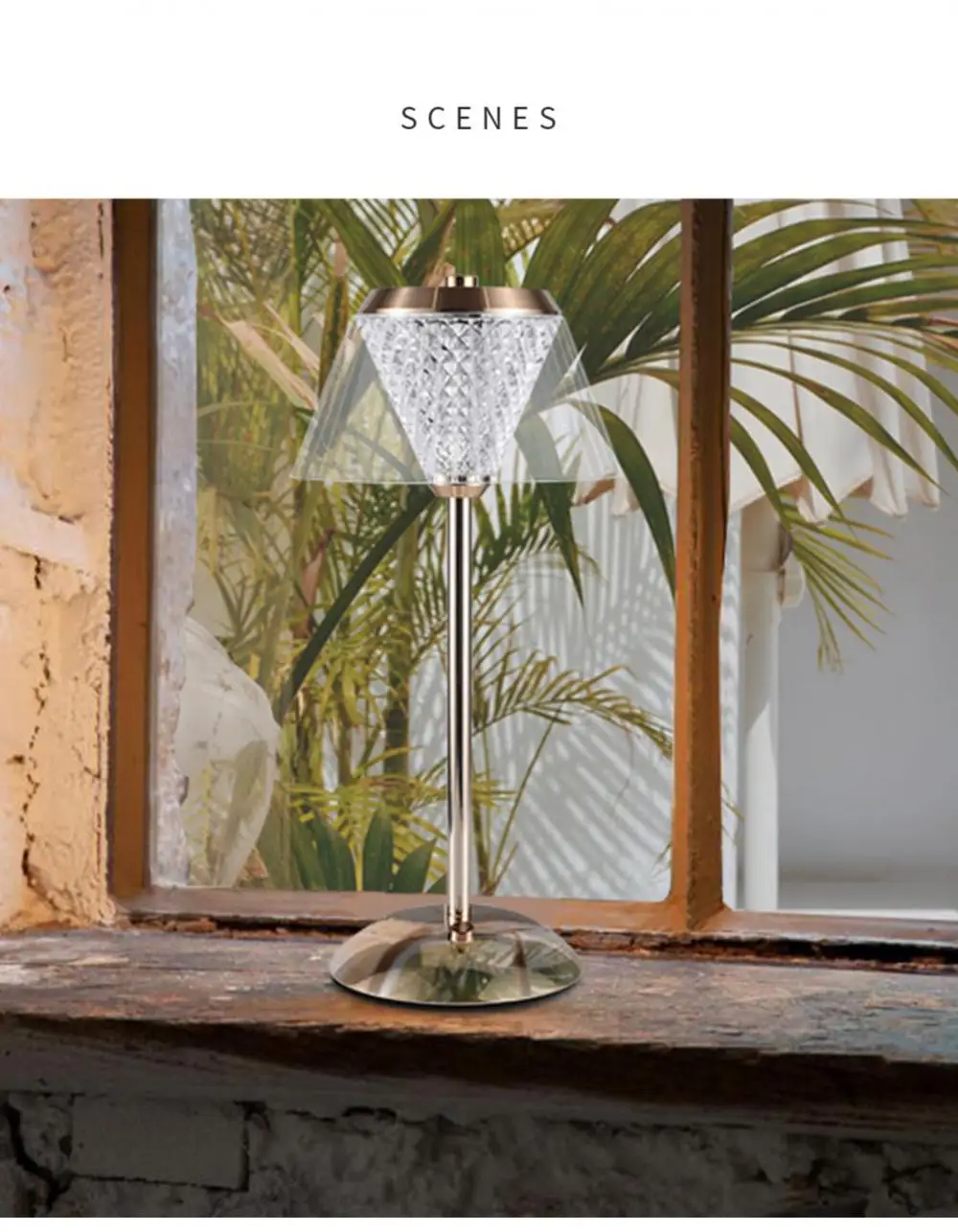 Lampe de Table en Cristal