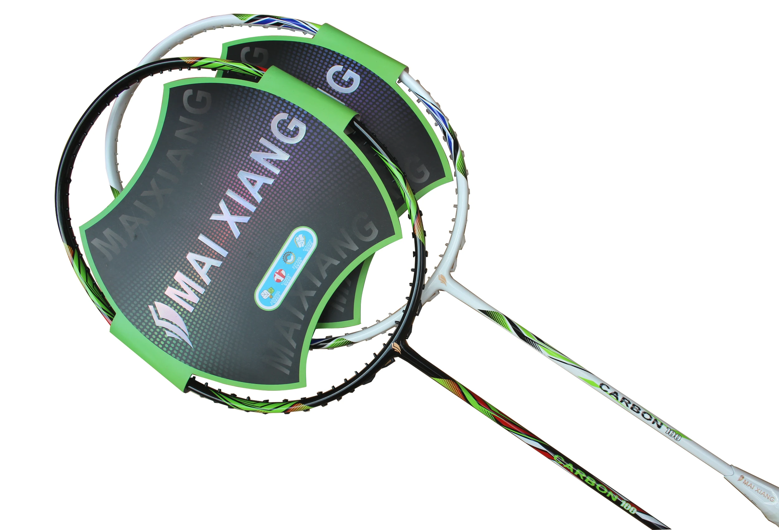 2pcs MAI XIANG-C100 high-end nano 30 LBS carbon badminton rackets Professional offense racquet