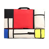 4K Canvas Portfolio Bag Waterproof Art Case Painting Paper Holder Art Portfolio Case Carrying Bag Waterproof 2