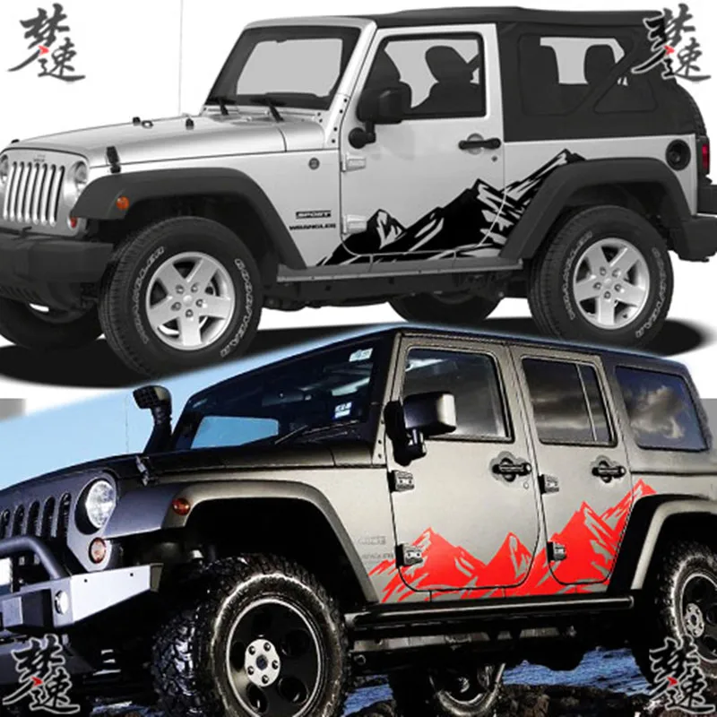 

Car sticker FOR JEEP Wrangler body decoration fashionable off-road Decal film accessories