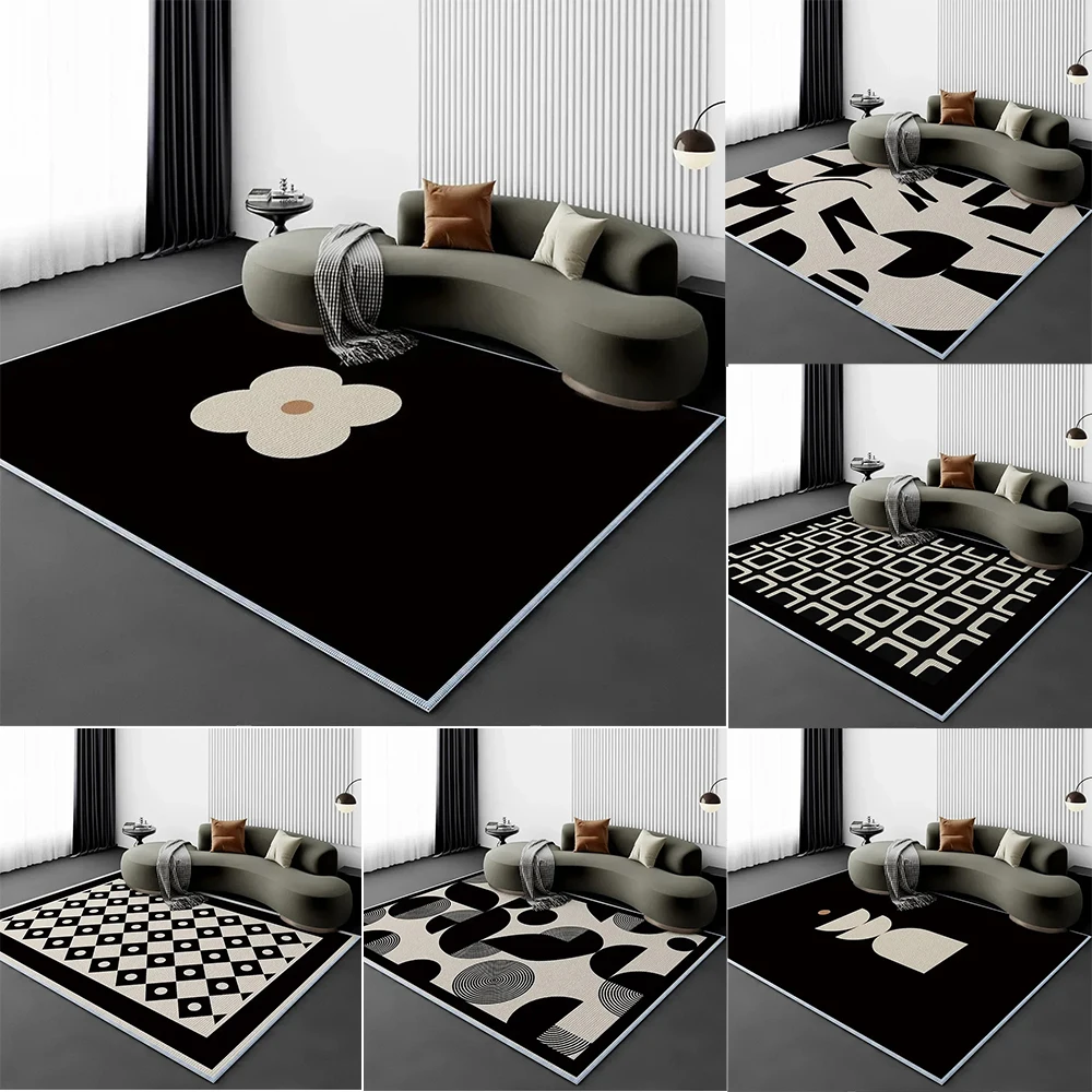 ModernMinimalistAreaRugWithGeometricFlowerCheckerboardAbstractPatternsSoftDecorativeCarpetForLivingRoom-AliExpress15
