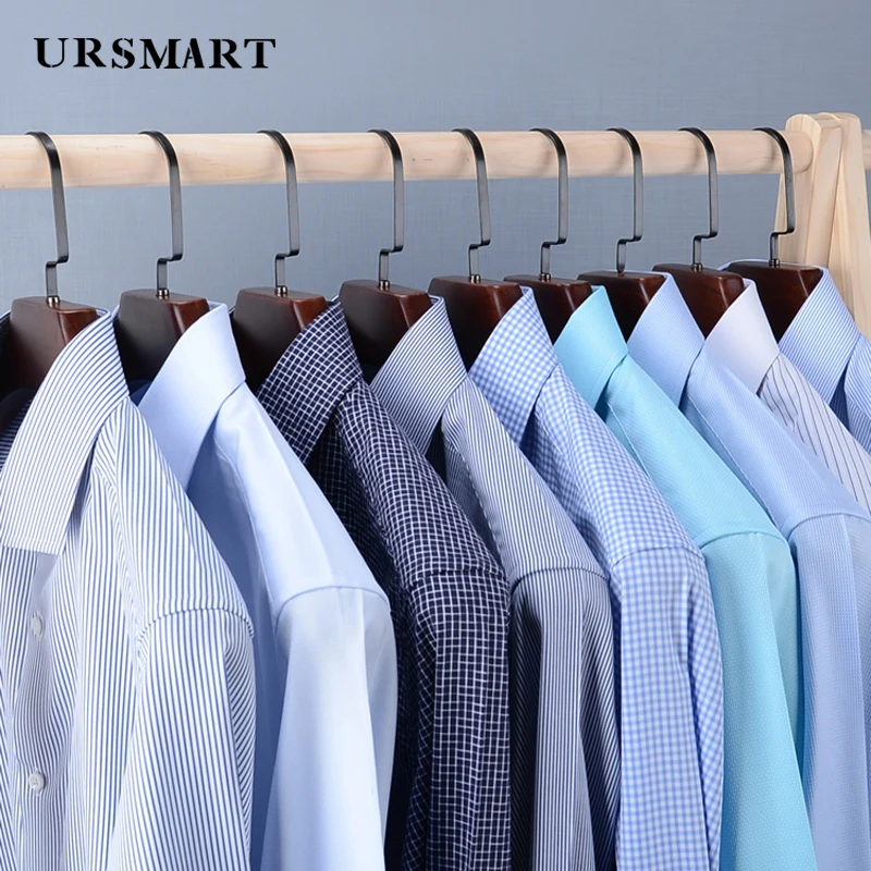 

Мужская рубашка с длинным рукавом, профессиональная Классическая хлопковая рубашка в клетку