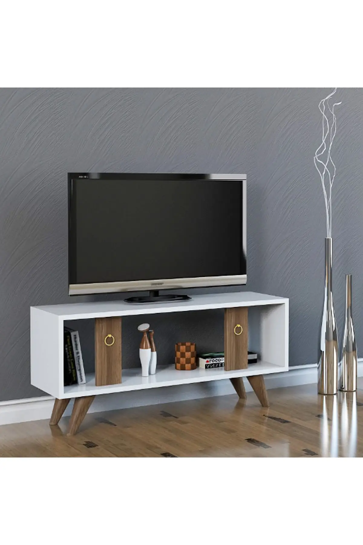 Pera Tv Unit Bianco