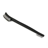 5pcs Double Head Wire Brush Set Steel Brass Nylon Cleaning Polishing Metal Rust  170mm Tool  Accessories 2