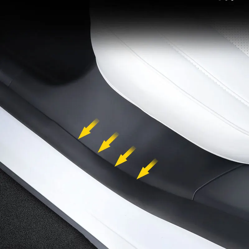 Fit TESLA MODEL Y Rear Seat Bottom Protection cover Bumper Strip
