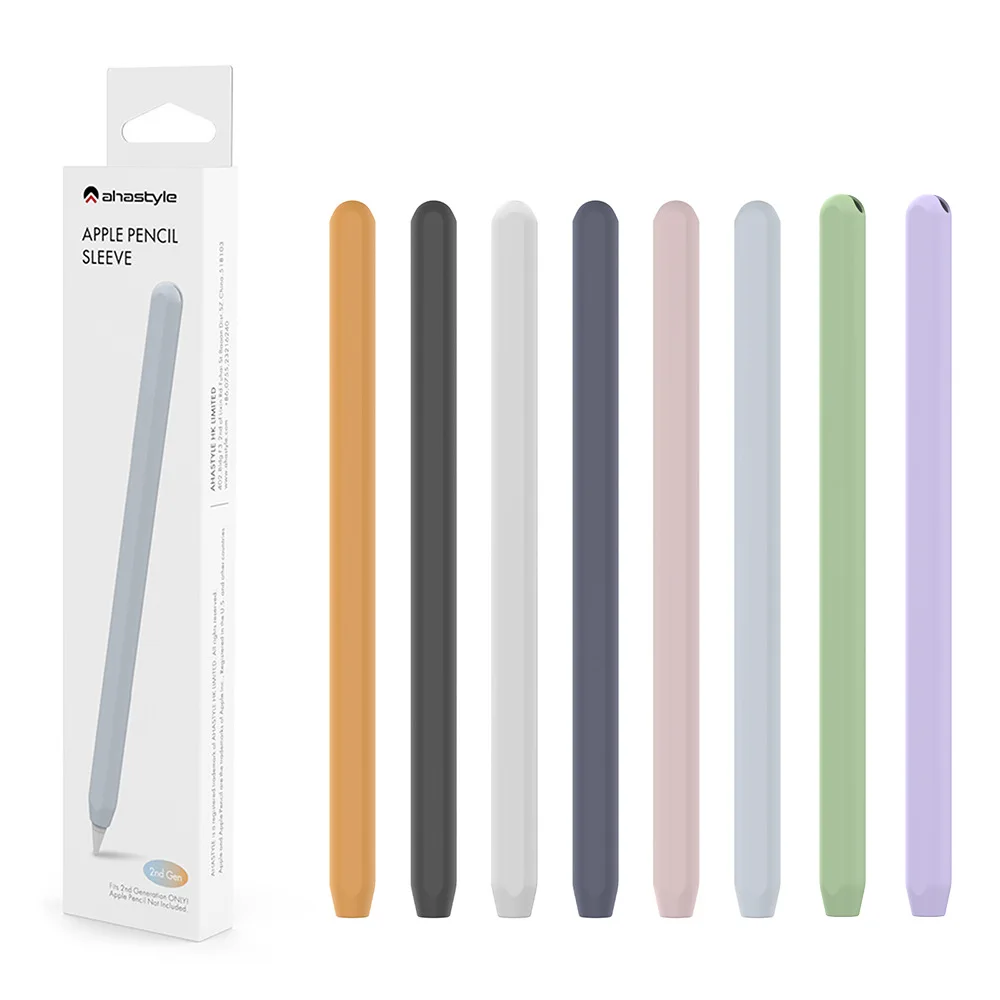 Protective Sleeve Suitable for Apple Pen Silicone Pen Case Apple Pencil2 Generation Case iPad Capacitive Stylus Cover