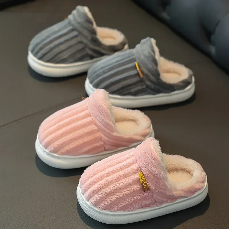 Winter Plush Fur Slippers For Women Men Indoor Fluffy Warm Fuzzy House Slippers Outdoor Fashion Fuzzy Soft Furry Slipper