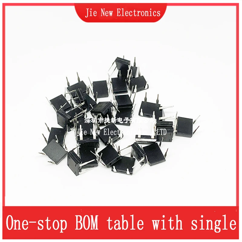 Diode bridge rectifier Electronic component Rectifier diodes Electrical rectifier diodes Electrical diodes Electrical component 20PCS DIP-4 Bridge Rectifiers 1000V 1A-2A DB104 DB107 DB157 DB207 DB107S DB157S DB207S DF06S DF06 SOP-4