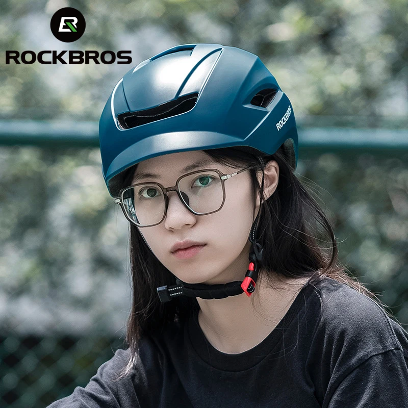 

ROCKBROS Bicycle Helmet Leisure Commute Motorcycle Electric Scooter Helmet MTB Mountain Road Bike Helmet Cycling Safety Helmet