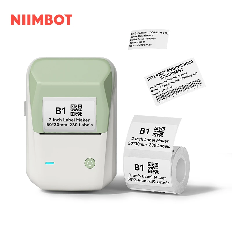 Niimbot b1 Mini Impressora Térmica Bluetooth Portátil Fabricante de Etiquetas de Bolso Auto-adesivo Autocolante Máquina para Pequenas Empresas