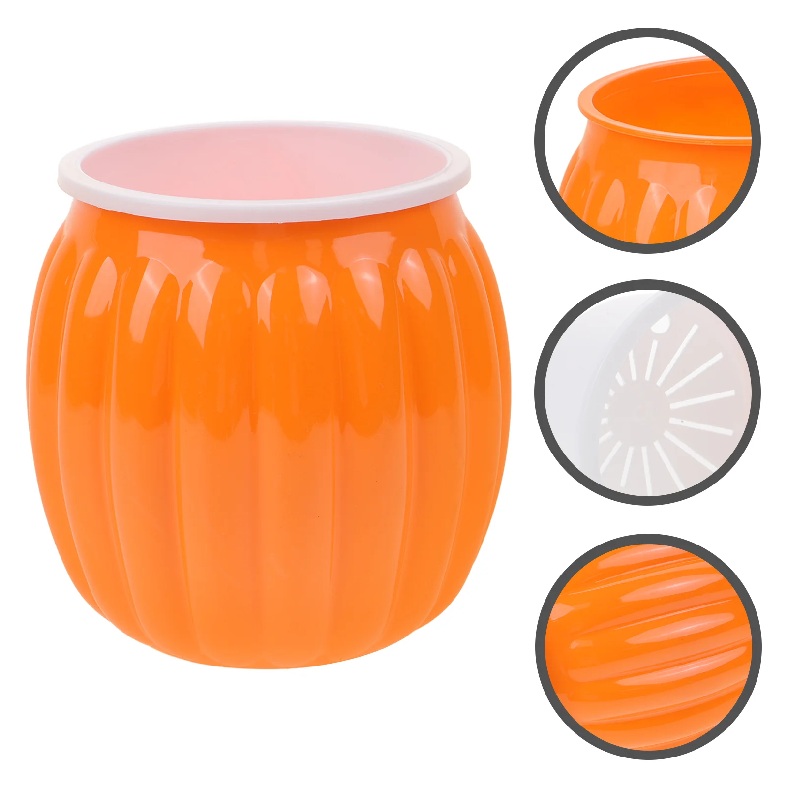 

Transparent Pumpkin Flowerpot Succulent Self Watering Home Automatic Flowerpots for Plants Water-absorbing Household