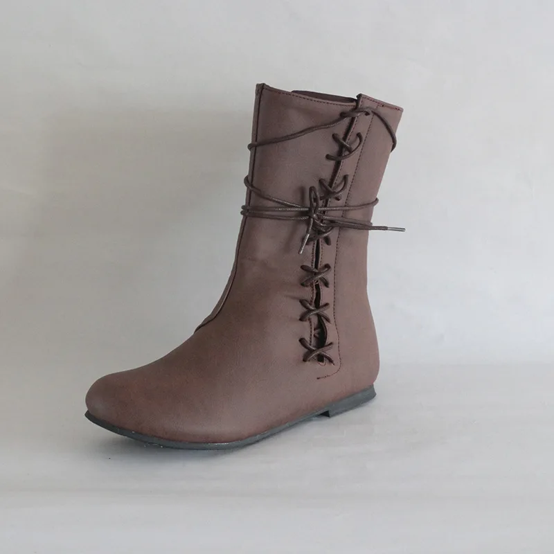 Renaissance Leather Boots Women's Renaissance Pirate Boots