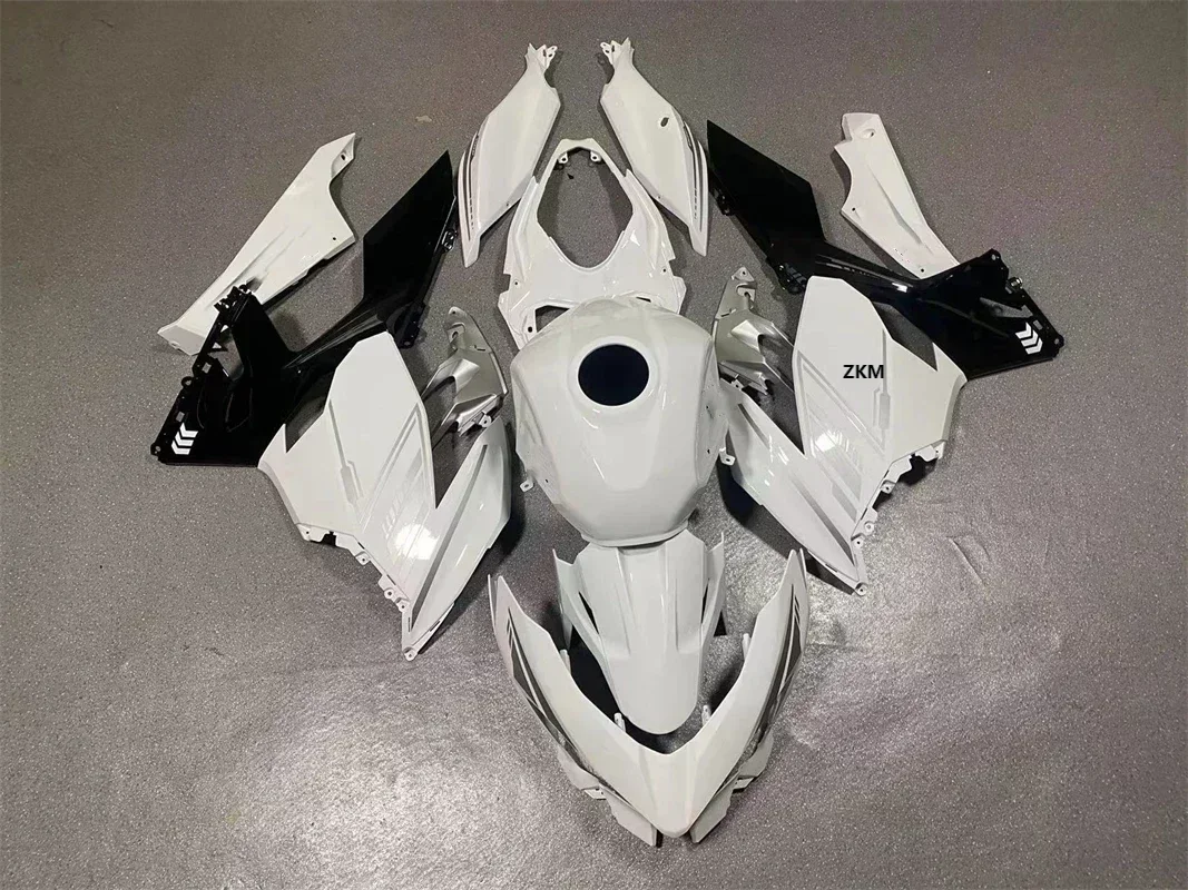 

Для Kawasaki Ninja400 Ninja 400 2018 2019 2020 2021 EX400 NINJA 400 18 19 20 21 Новое поступление ABS Полный Обтекатель корпуса комплект красный белый