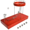 Wooden Art Perpetual Marble Machine Can Jump Perpetual Motion Decoration Jumping Ball Motion Toy for Garden Balance Ball Toy 1