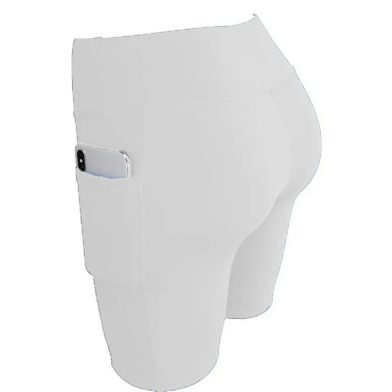 Womens Yoga Shorts - Quick Dry Fitness Biker Running Shorts with Pocket