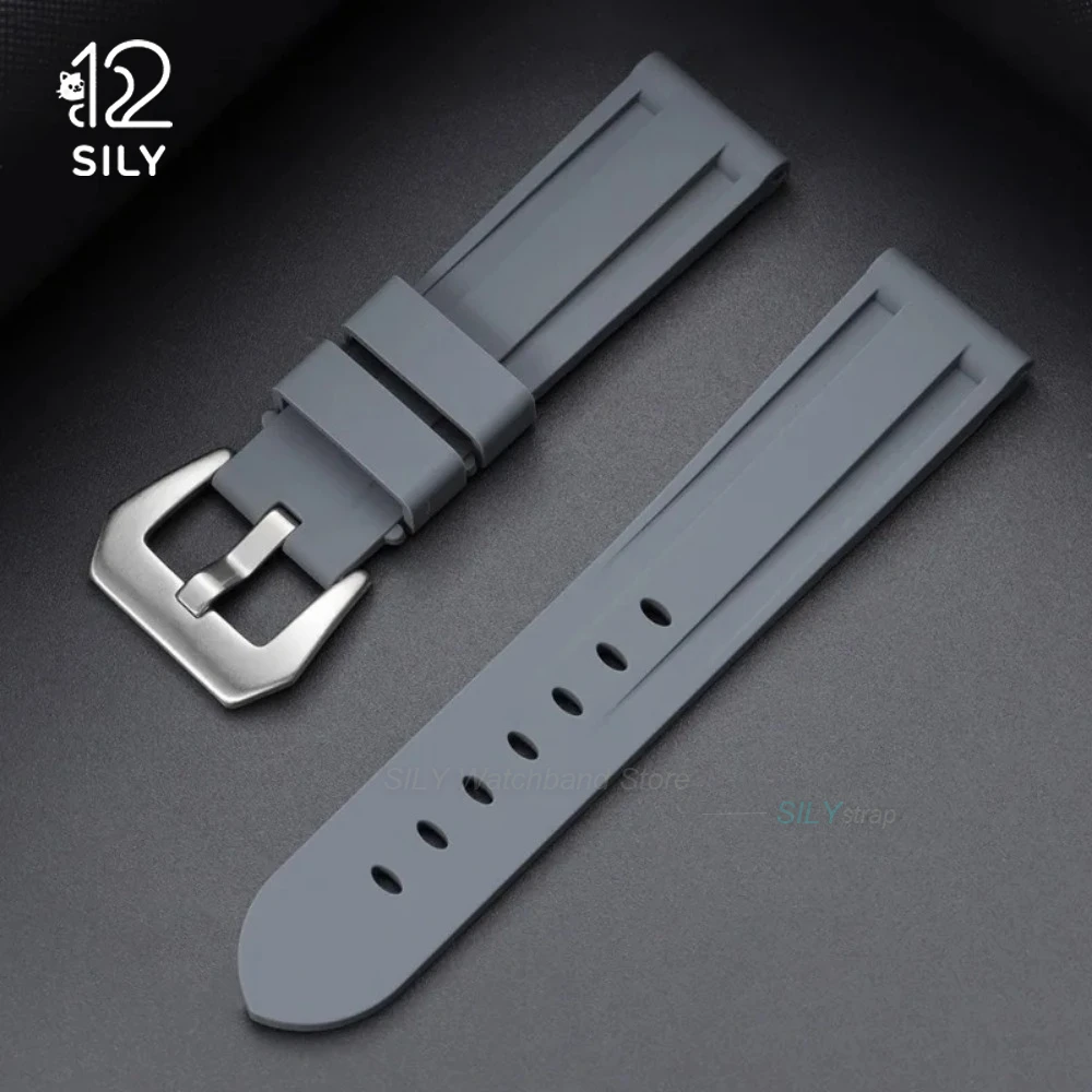 Silicone Sport Watch Band - Blue, Black, Brown Bracelet Accessories Universal Wristbelt