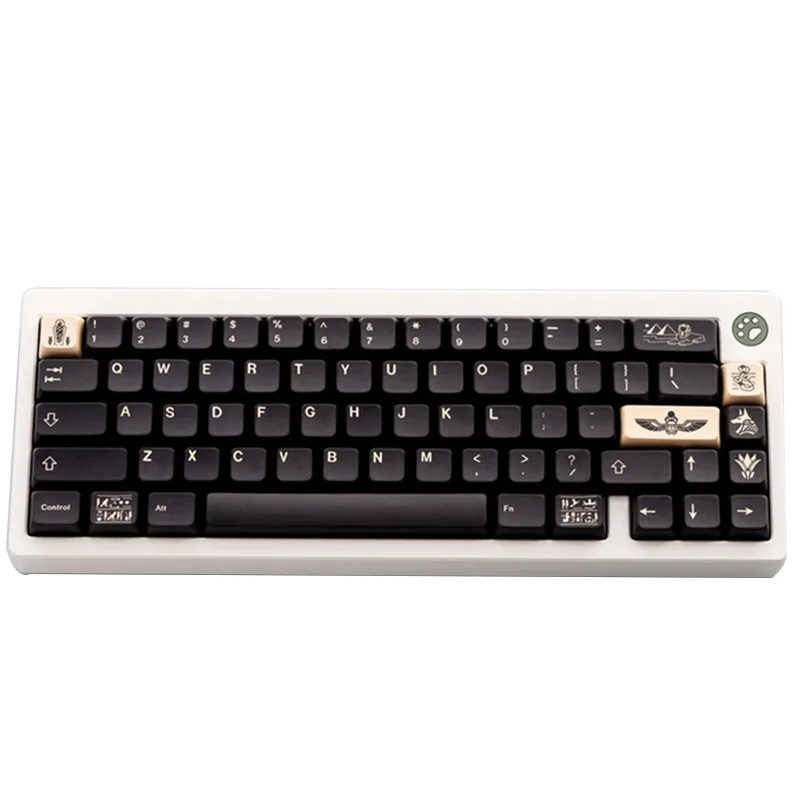 

GMK Pharaoh Keycaps XDA Profile 140 Keys PBT Material Dye Sublimation For Mechanical Keyboard GH60 GK61 64 68 87 96 980 104 108