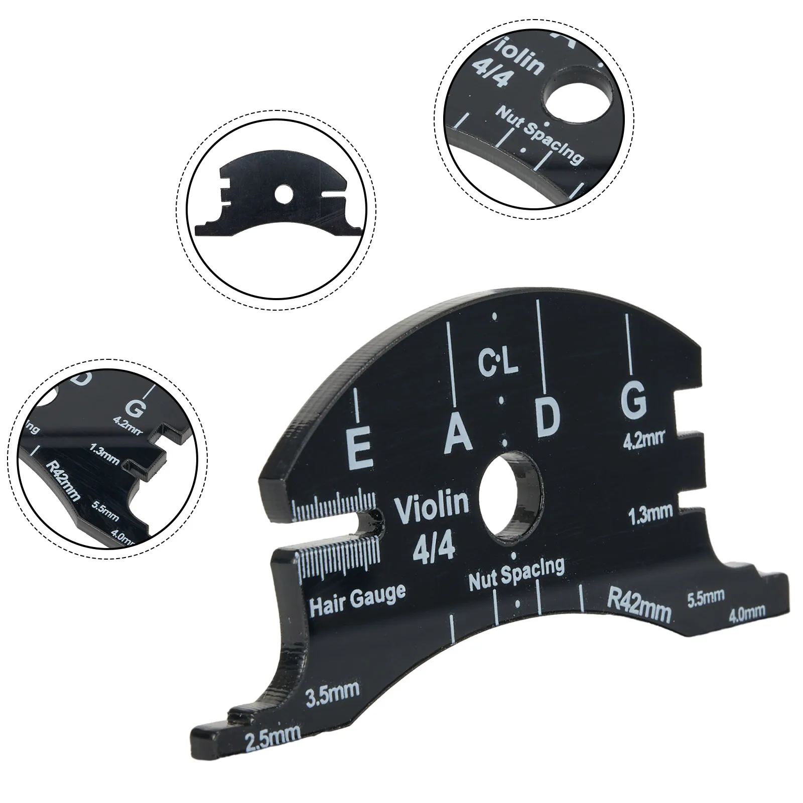 Violine Brücken Vorlage Kunststoff Vorlagen Multifunktionale Volle Größe Cello Brücke Reparatur Werkzeuge Musik Instrument Zubehör – Detail 8