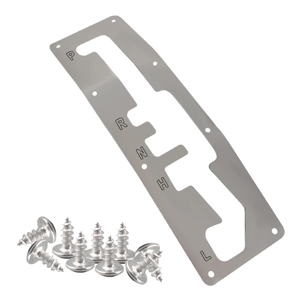 X3 Shifter Gate Plate For Can Am Maverick X3 2017-2023 Aluminum Quick Shifter Protective Panel Silvery