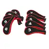10pcs Golf Club Head Cover Neoprene Golf Head Cover for Woods Irons Golfer Lovers 2
