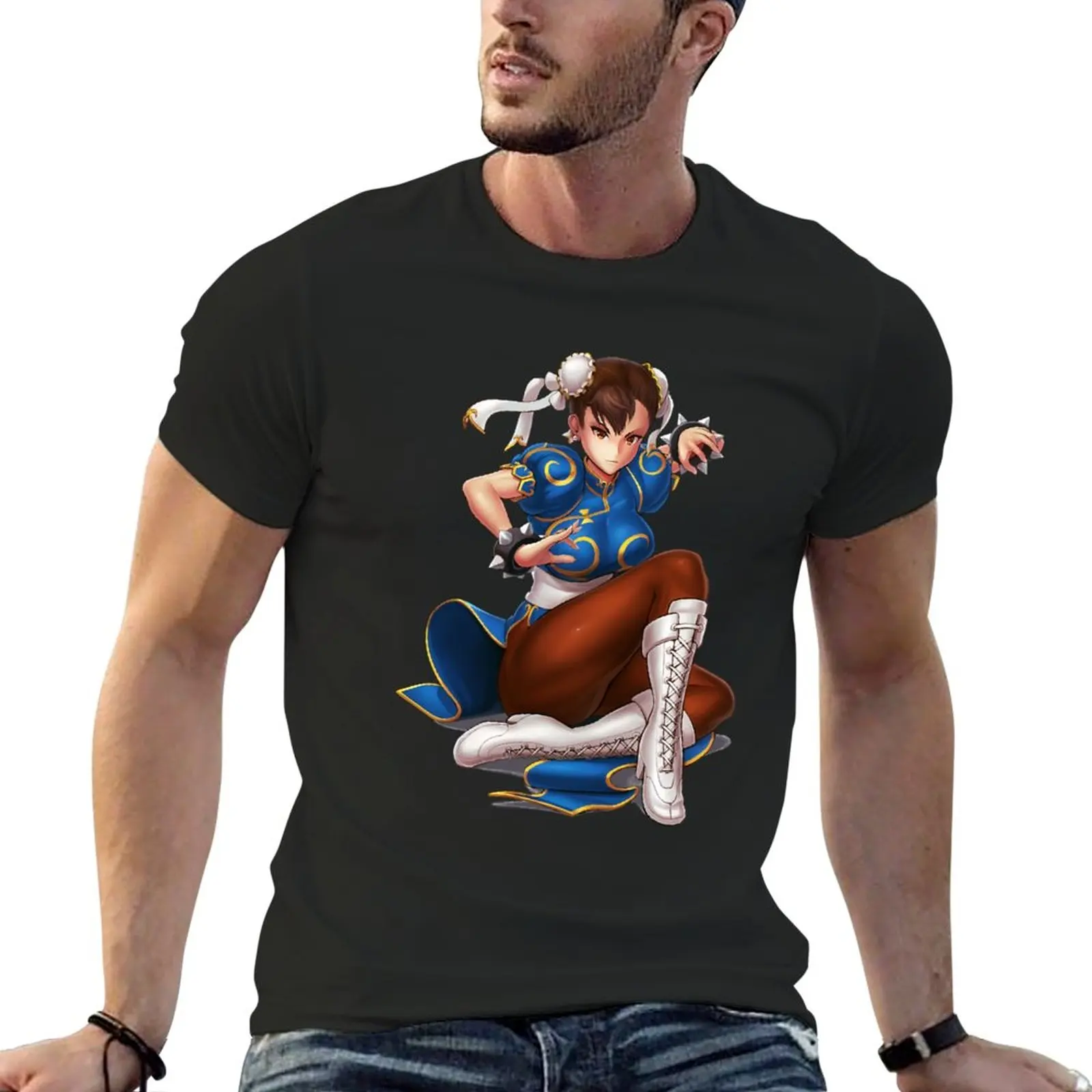 

New Chun-Li T-Shirt animal print shirt for boys custom t shirt plus size tops mens white t shirts