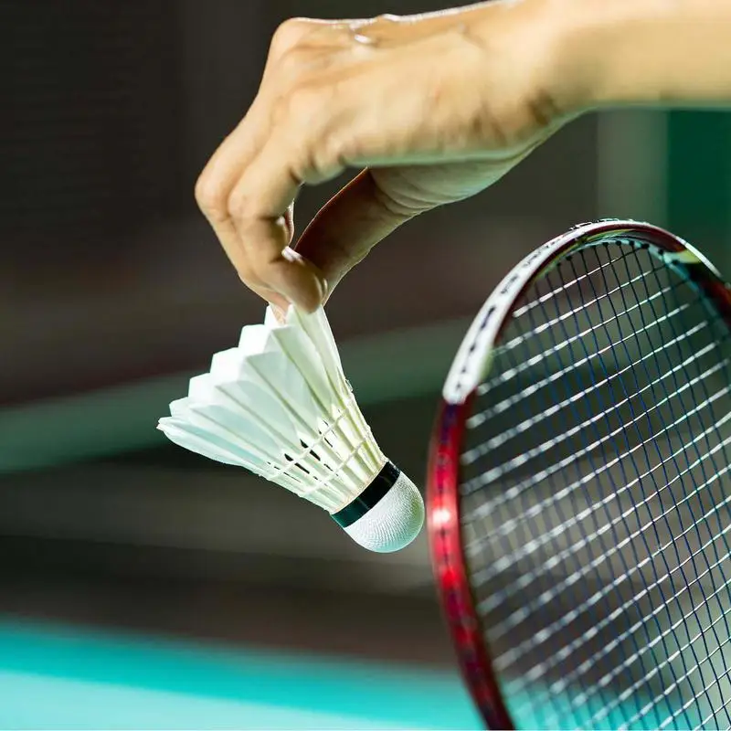 Badminton Shuttlecock Badminton For Training 12-Pack Duck Feather Shuttlecocks Shuttlecock Indoor Outdoor Sports