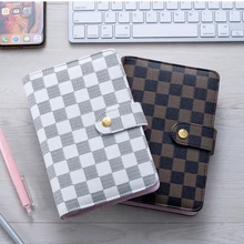 Bloc notes étanche en cuir, nouveau, fournitures de bureau A5 A6, reliure à anneaux personnalisée, Journal d'école, agenda, planificateur