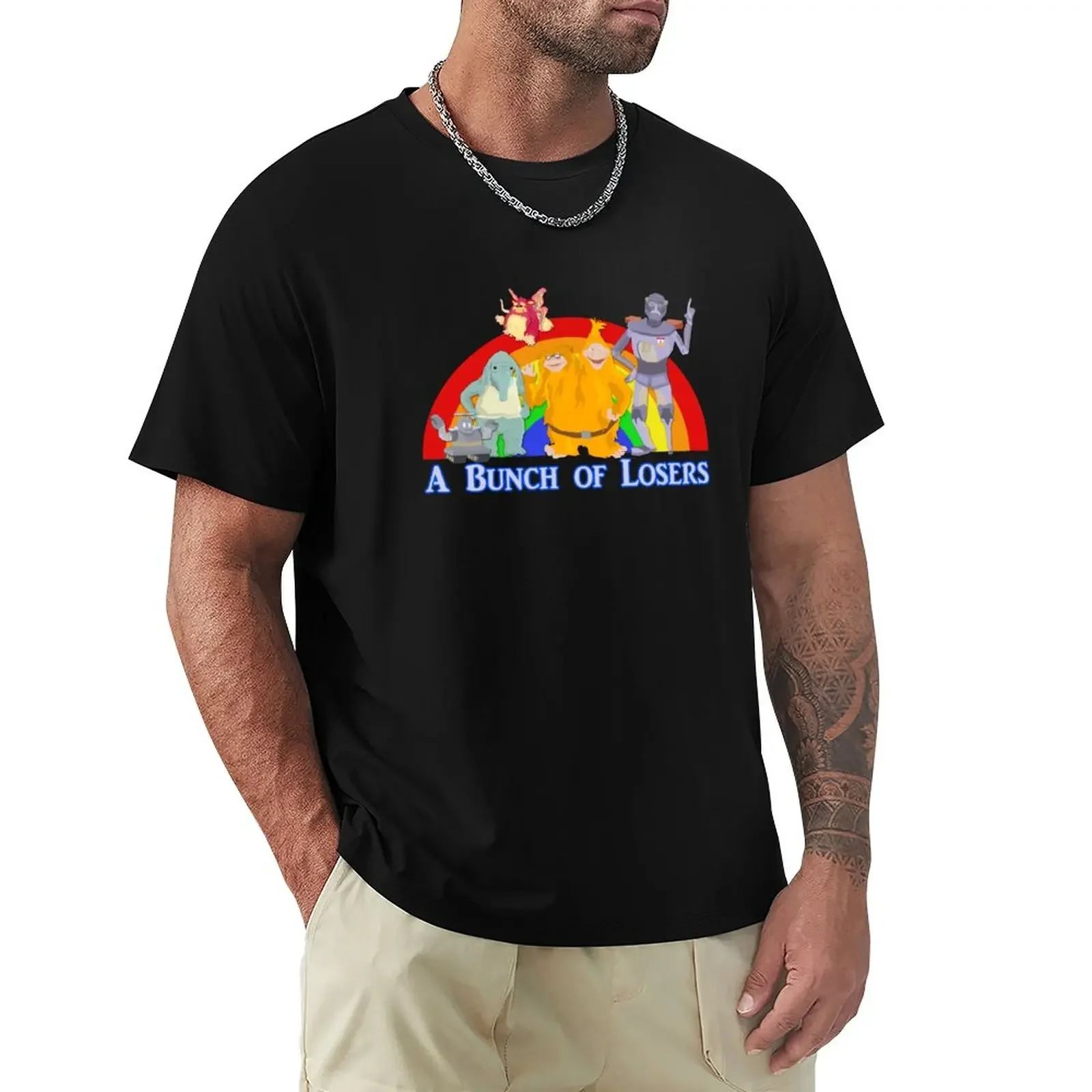 

A Bunch of Losers, Captain Eo Crew T-Shirt sports fans summer tops mens cotton t shirts