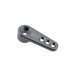 Aluminum RC Servo Arm Horn - Versatile Single/Dual Arm Design (28mm Titanium)