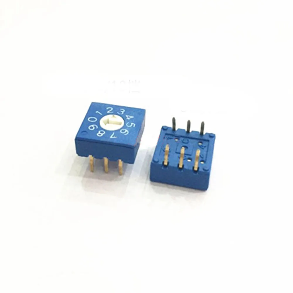 

Code switch ERD110RS 10 bit 0-9 3:3 rotary encoder with handle