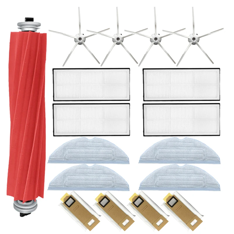 Main Side Brush HEPA Filter Washable Mop Cloths Dust Bag For xiaomi