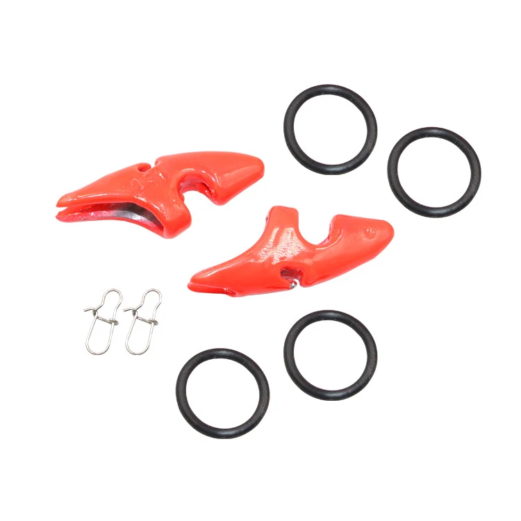 2Pcs 10/15/20/25g Shrimp Lure Sinker Squid Jig Tip Run Weight Chin Sinker for Wood Shrimp Prawn Lure Bait Fishing Tackle fishing lure,fishing sinker weights