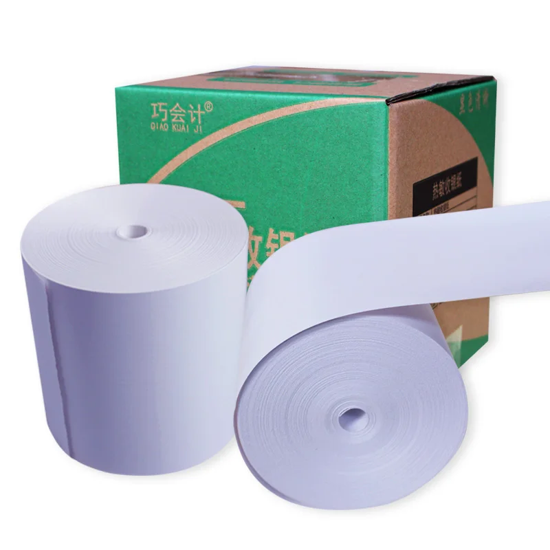 8 rolls 80 x 80mm thermal paper, receipt for EPOS POS, cash Register paper, Credit Card machine PDQ, Shamrock, Epson Citizen, pr